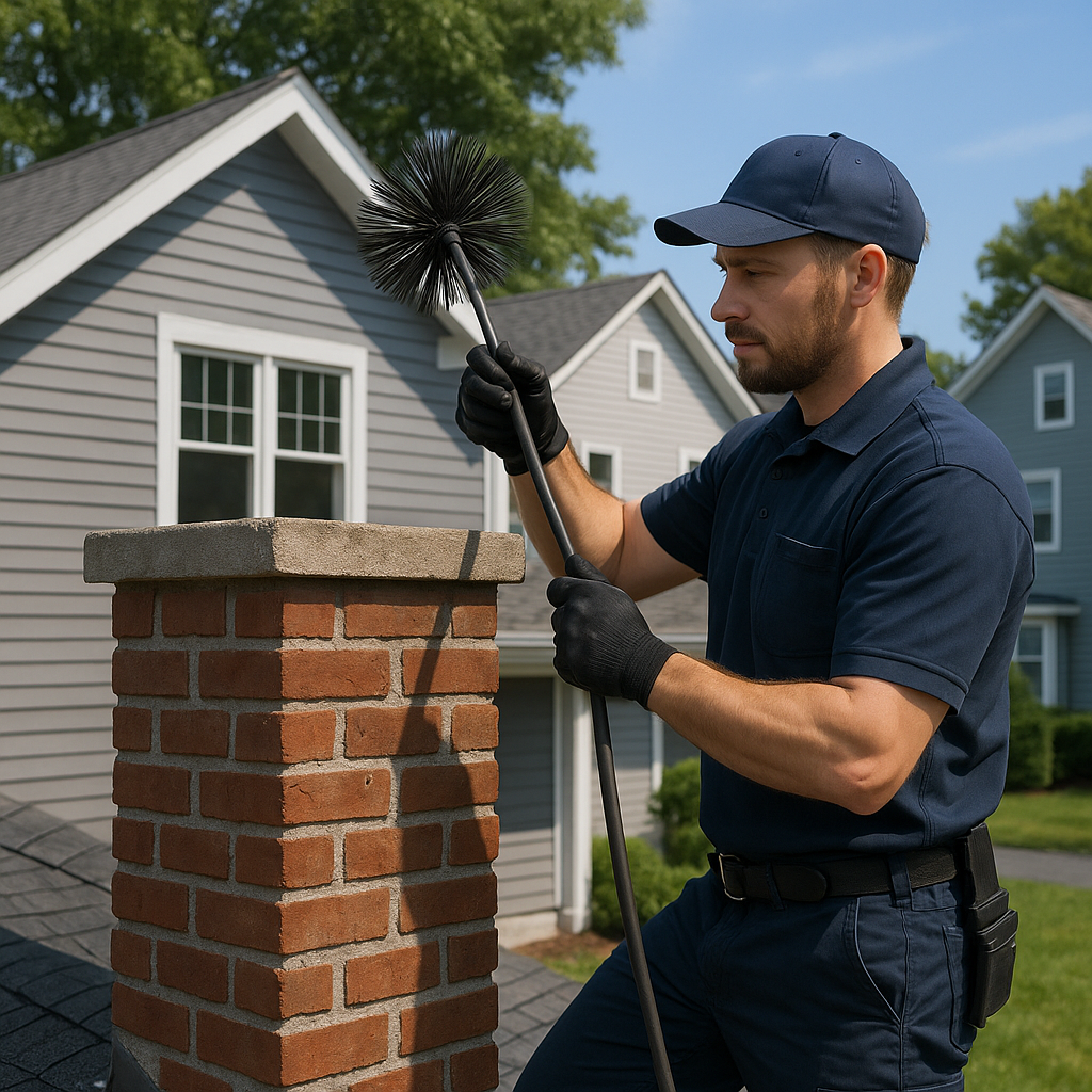 Ansonia Chimney Solutions team on site